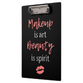Makeup is kunst Beauty is geest Klembord (Links)