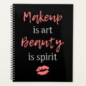 Makeup is kunst Beauty is geest Planner (Voorkant)