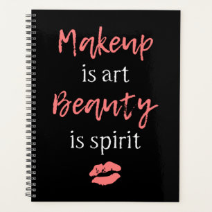 Makeup is kunst Beauty is geest Planner