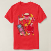 Makeup kit-schoonheidsvrouw t-shirt (Design voorkant)
