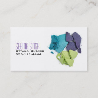 Makeup Kunstcosmetica 3 gezichten Visitekaartje