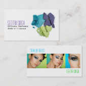 Makeup Kunstcosmetica 3 gezichten Visitekaartje (Voorkant / Achterkant)