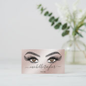 Makeup kunstenaar Beauty Salon Lash Extension Feat Visitekaartje (Staand voorkant)