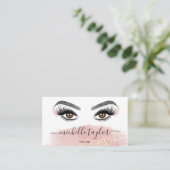 Makeup kunstenaar Beauty Salon Lash Extension Feat Visitekaartje (Staand voorkant)
