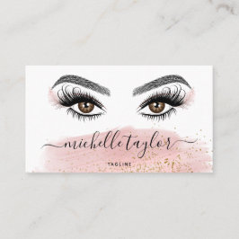 Makeup kunstenaar Beauty Salon Lash Extension Feat Visitekaartje