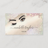 Makeup kunstenaar Beauty Salon Lash Extension wink Visitekaartje (Voorkant)