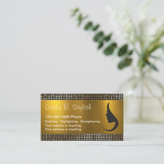 Makeup kunstenaar Beauty Salon Lash Extension wink Visitekaartje (Staand voorkant)