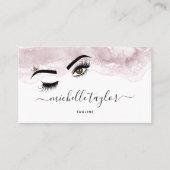 Makeup kunstenaar Beauty Salon Lash Extension wink Visitekaartje (Voorkant)