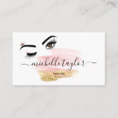 Makeup kunstenaar Beauty Salon Lash Extension wink Visitekaartje (Voorkant)