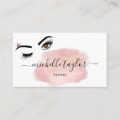 Makeup kunstenaar Beauty Salon Lash Extension wink Visitekaartje (Voorkant)