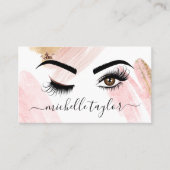 Makeup kunstenaar Beauty Salon Lash Extension wink Visitekaartje (Voorkant)