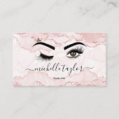 Makeup kunstenaar Beauty Salon Lash Extension wink Visitekaartje (Voorkant)