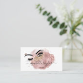 Makeup kunstenaar Beauty Salon Lash Extension wink Visitekaartje (Staand voorkant)