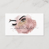 Makeup kunstenaar Beauty Salon Lash Extension wink Visitekaartje (Voorkant)