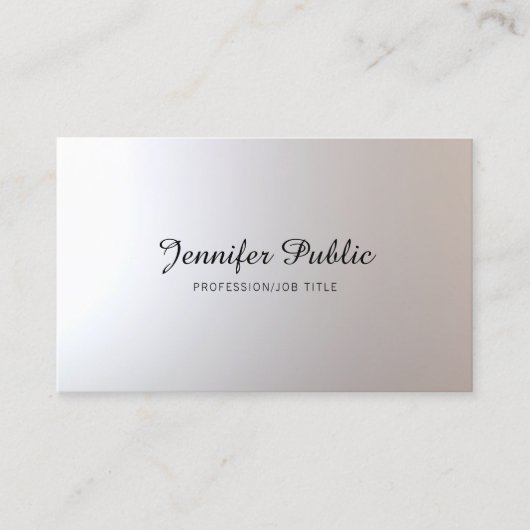 Makeup kunstenaar Beauty Salon Script Graceful Pla Visitekaartje (Voorkant)