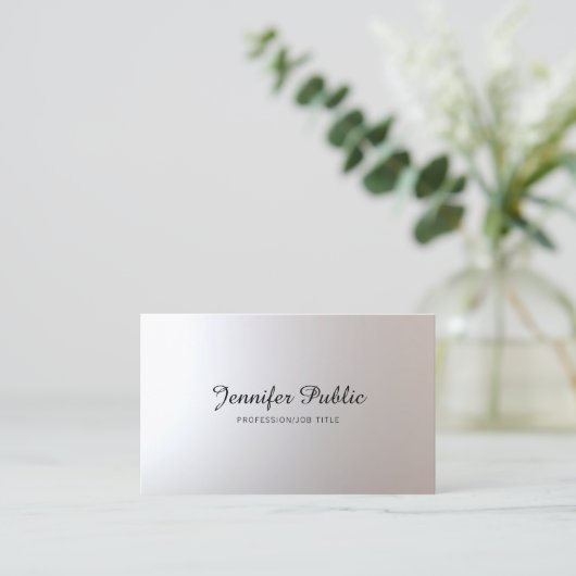 Makeup kunstenaar Beauty Salon Script Graceful Pla Visitekaartje (Staand voorkant)