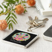 Makeup kunstenaar Cosmetoloog Beauticiste Pro Styl Sleutelhanger (Zijkant)