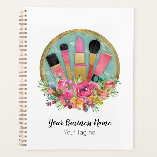 Makeup kunstenaar Cosmetoloog Beauty Personalized Planner (Voorkant)