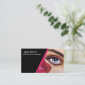 Makeup kunstenaar Cosmetoloog Cosmetology Elegant Visitekaartje (Staand voorkant)