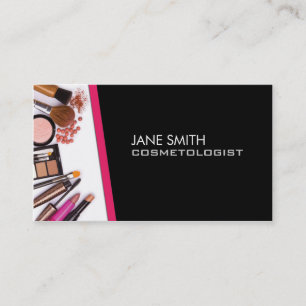 Makeup kunstenaar Cosmetoloog Cosmetology Elegant Visitekaartje