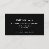 Makeup kunstenaar Cosmetoloog Cosmetology Elegant Visitekaartje (Achterkant)