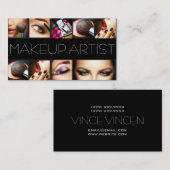 Makeup kunstenaar Cosmetoloog Nails Beauty Salon Visitekaartje (Voorkant / Achterkant)