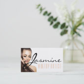 Makeup kunstenaar Cosmetoloog Nails Beauty Visitekaartje (Staand voorkant)