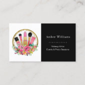 Makeup kunstenaar Cosmetoloog Salon Spa Stylist Visitekaartje (Voorkant)