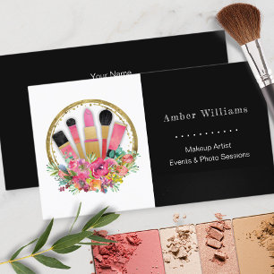 Makeup kunstenaar Cosmetoloog Salon Spa Stylist Visitekaartje