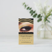 Makeup kunstenaar cosmetoloog visitekaartje (Staand voorkant)