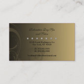 Makeup kunstenaar cosmetoloog visitekaartje (Achterkant)