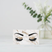 Makeup kunstenaar Crown Lashes Beauty Salon Extens Visitekaartje (Staand voorkant)