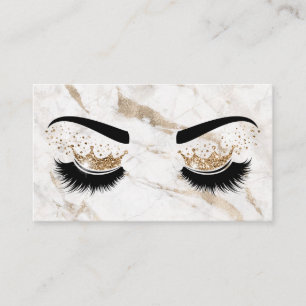 Makeup kunstenaar Crown Lashes Beauty Salon Extens Visitekaartje