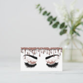 Makeup kunstenaar Crown Lashes Beauty Salon Extens Visitekaartje (Staand voorkant)