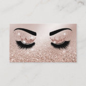 Makeup kunstenaar Crown Lashes Beauty Salon Extens Visitekaartje (Voorkant)