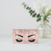 Makeup kunstenaar Crown Lashes Beauty Salon Extens Visitekaartje (Staand voorkant)