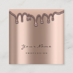 Makeup kunstenaar Eyebrow Wax Lash Glitter Skin Dr Vierkante Visitekaartje