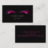 Makeup kunstenaar, Faux Lashes Visitekaartje (Voorkant / Achterkant)