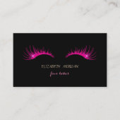 Makeup kunstenaar, Faux Lashes Visitekaartje (Voorkant)