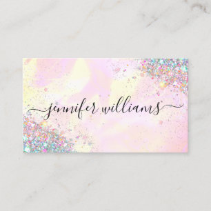 Makeup kunstenaar Glitter Holographic Glitter Mode Visitekaartje