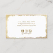 Makeup kunstenaar Gold Label Modern Stripes Salon (Achterkant)