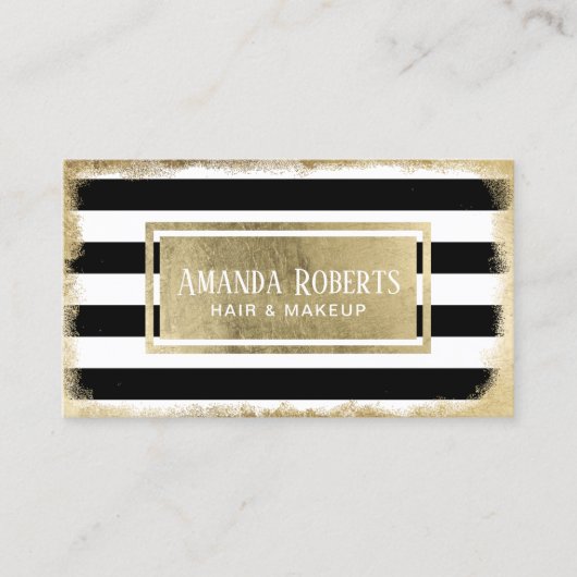 Makeup kunstenaar Gold Label Modern Stripes Salon (Voorkant)