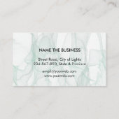 Makeup kunstenaar goudlippen salon schoonheidsmarm visitekaartje (Achterkant)