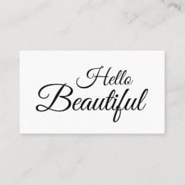 Makeup kunstenaar, haarstylist/salon visitekaartje