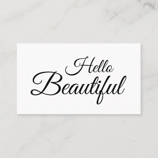 Makeup kunstenaar, haarstylist/salon visitekaartje (Voorkant)