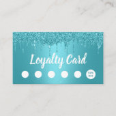 Makeup kunstenaar Hair Salon Turquoise maakt verli Klantenkaartje (Voorkant)