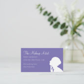 Makeup kunstenaar moderne schoonheid visitekaartje (Staand voorkant)