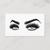 Makeup kunstenaar Roll Eye Beauty Salon Lash Exten Visitekaartje (Voorkant)