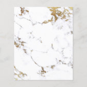 Makeup kunstenaar Salon Marble Eye Glitter Price F Flyer (Achterkant)