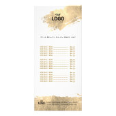 makeup kunstenaar schoonheidssalon estheticiaans p reclamekaart (Voorkant)